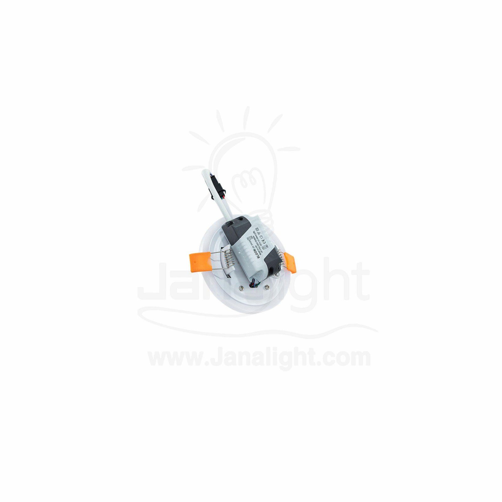سبوت بانيل اكرليك ابيض وورم 3 وات و3 وات Acrylic Spotlight 3 Watt Warm
